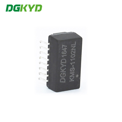 Customized Safety 1500V AC Ethernet Transformer SMD 16 PIN 100BASE Filter