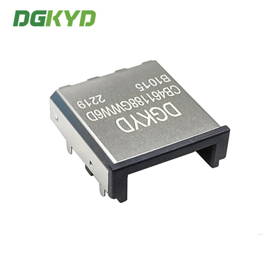 DGKYDCB461188GWW6DB1075 Submersible RJ45 Connector Ultra Thin Interface LCP Material Without Filter 8P8C