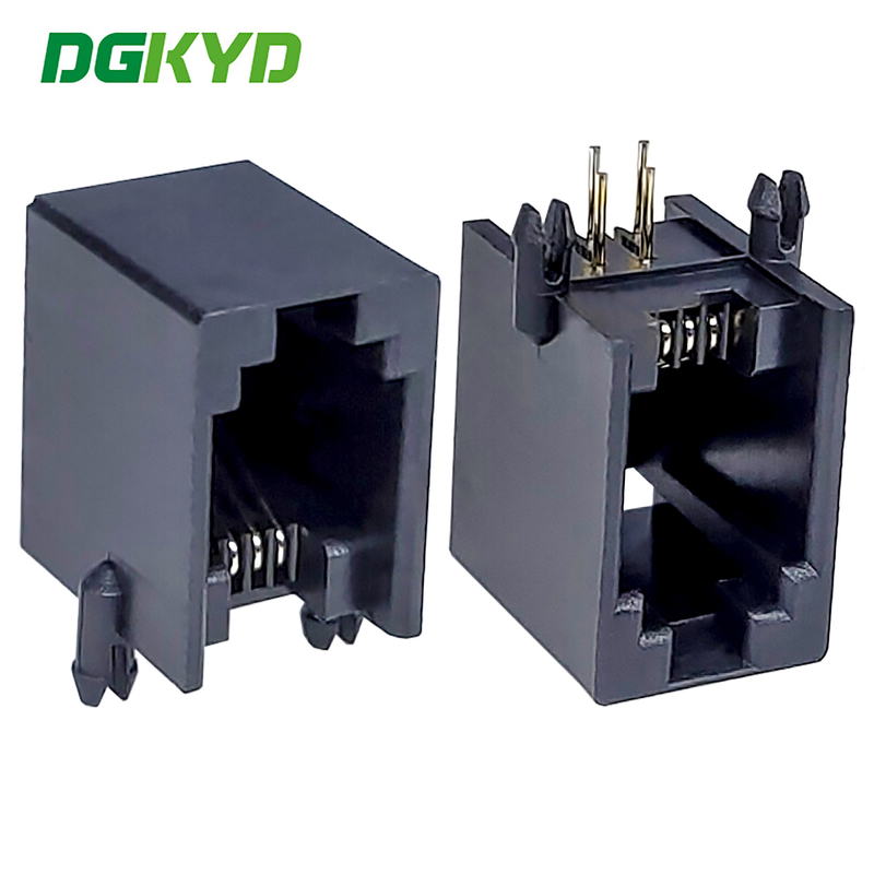 RJ11 Connector 4P4C Without Light And Filter Network Port Socket DGKYD55211144IWA1DY1