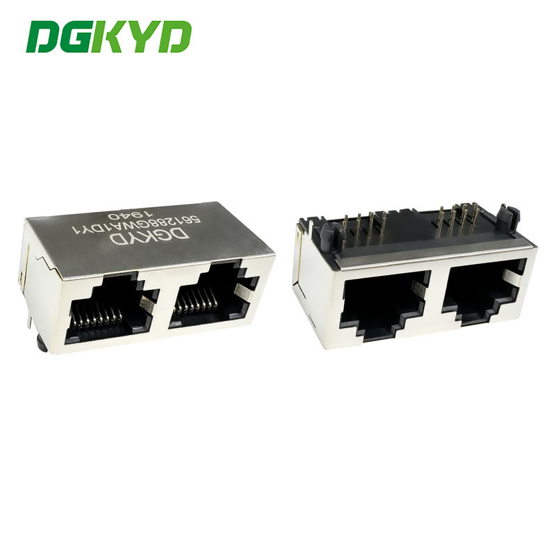 RJ45 network socket connector with shielded female socket/interface/network port DGKYD561288GWA1DY1