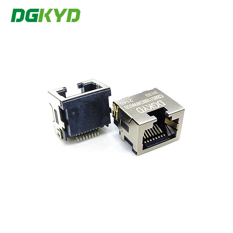 SMD RJ45 Single Port Ethernet Connector Without Light 8P8C Patch Type DGKYDCB851188GWW6SB3133