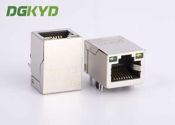 KRJ-H009GYNL Giắc cắm mạng Gigabit Rj45 Mô-đun Keystone Một cổng có đèn LED