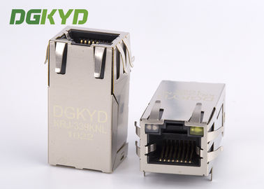 Chiều dài 33mm Tab lên 12 chân 1000 BASE RJ45 Jack mô-đun với biến áp Gigabit