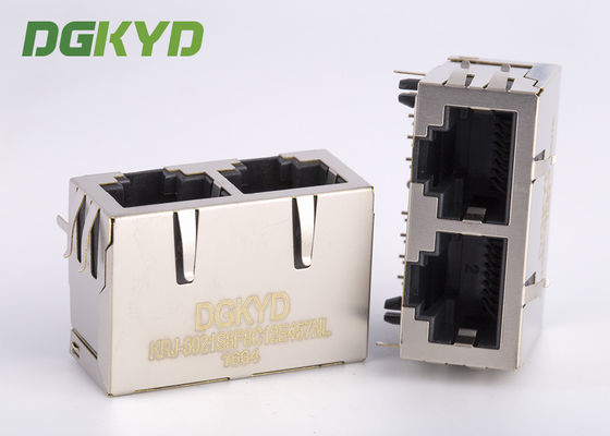KRJ -5921S8P8C12E457NL 2 cổng RJ45 Giắc giao diện Đầu nối mạng RJ45 Giắc mô-đun