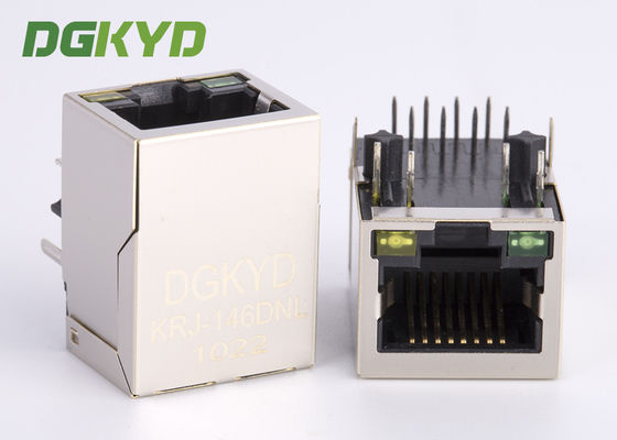 Nhà cung cấp Trung Quốc Giắc cắm nữ đầu nối RJ45 tích hợp từ tính Cat5 Megabit