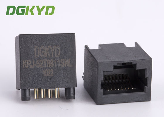 180 độ đầu vào siêu mỏng Rj45 Connector Ethernet Cable Socket KRJ-52T8811SNL