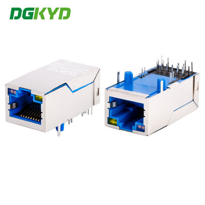 Kết nối Gigabit Ethernet RJ45 Jack nữ Cổng đơn 1000M PoE + Jack đăng ký DGKYD411Q117AF5D1DP