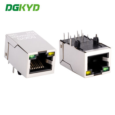 Kết nối RJ45 100Mbps tích hợp bộ lọc Ethernet giao diện đầu tinh thể giao diện mạng cấp công nghiệp DGKYD311B054AA2A4DN