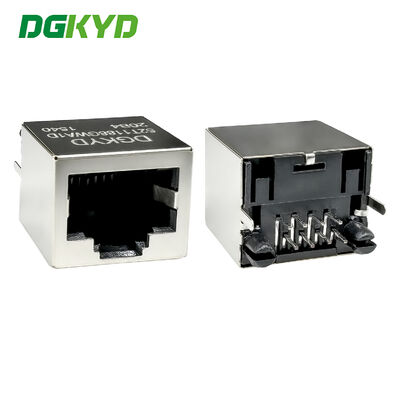 Kết nối thẳng đứng RJ45 mà không có màn chắn dải ánh sáng giao diện chân phẳng 6U DGKYD52T1188GWA1D20B4