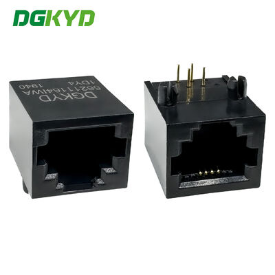 Kết nối giao diện RJ11 6P4C tất cả các cổng mạng công nghiệp không ánh sáng bằng nhựa DGKYD56211164IWA1DY4