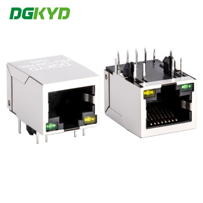 KRJ-138FKNL 10 / 100 Megabit Cat5 Rj45 Connector Module với từ tính tùy chỉnh