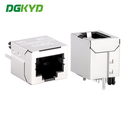 DGKYD52T1188GWA1DY1008 Giao diện RJ45 52T 180 độ In Line Ổ cắm cổng mạng 8P8C Không có đầu nối che chắn ánh sáng