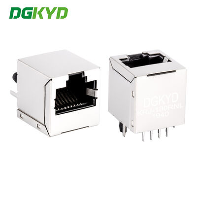Nhập thẳng đứng 100 Base-tx RJ45 LAN Jack Truyền thông hiệu suất cao IEEE 802.3 KRJ-180RNL