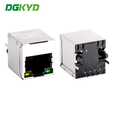 Đầu nối RJ45 dọc với Nguồn điện PoE, Bộ lọc tích hợp 100Mbps, DGKYD511B205AC2A8DP