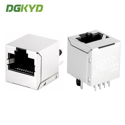 Kết nối cổng mạng RJ45 cổng mạng thẳng đứng biến áp tích hợp 100Mbps DGKYD511B083GWA8D