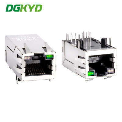 KRJ-339NL 33mm dài cat6 gigabit rj45 màn hình kết nối / phích cắm tích hợp từ tính