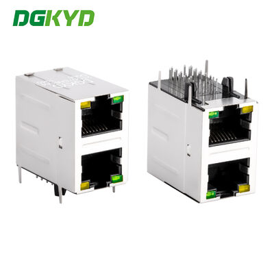 2x1 Cổng kép RJ45 kết nối 1000BASE-T Gigabit Ethernet với bộ lọc