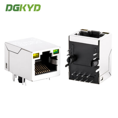 Giắc cắm mô-đun đầu nối RJ45 với giao diện che chắn ánh sáng tích hợp bộ lọc tích hợp và mạ vàng 6u