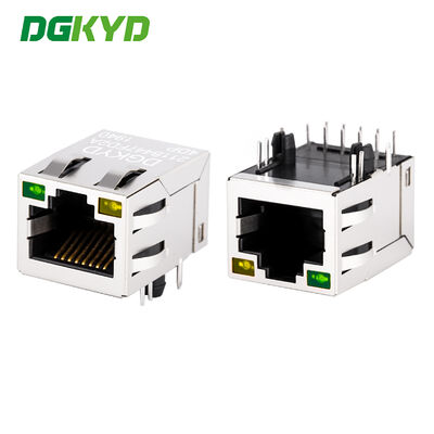 Đầu nối RJ45 chống nhiễu 100Mbps POE có bộ lọc tích hợp cho cổng mạng công nghiệp
