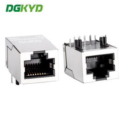 Đầu nối RJ45 chống nhiễu 100Mbps với mạ vàng 6U và tích hợp biến áp
