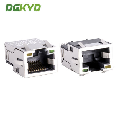 Đầu nối Ethernet RJ45 Công nghiệp Cat6 mạ vàng 6U và gắn bề mặt (SMD)