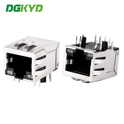 Đầu nối RJ45 cái cấp công nghiệp 10/100 Base-T Đầu nối RJ45 có chống nhiễu với bộ lọc 100Mbps
