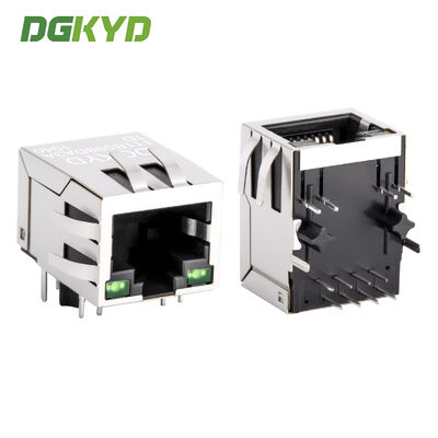 Cổng duy nhất được bảo vệ RJ45 đầu nối nữ với bộ biến áp cách ly nội bộ RJ45 Jack