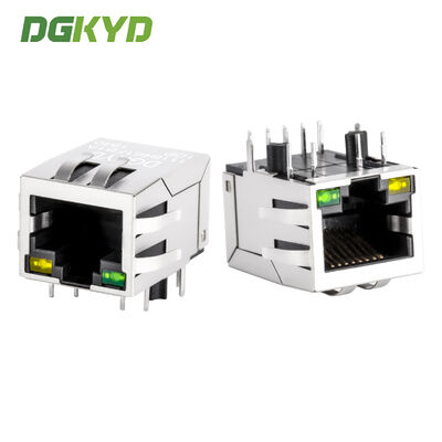 POE + PCB Mount RJ45 Ethernet Connector với Magnetics RJ45 Ethernet Jack