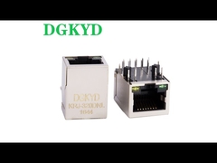 1x2 cổng 1000M RJ45 Multiple cổng kết nối ổ cắm với đèn LED